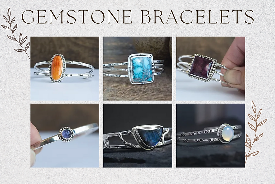 Gemstone Bracelets | Silverwhimsies Jewelry | Handmade Gemstone Jewelry