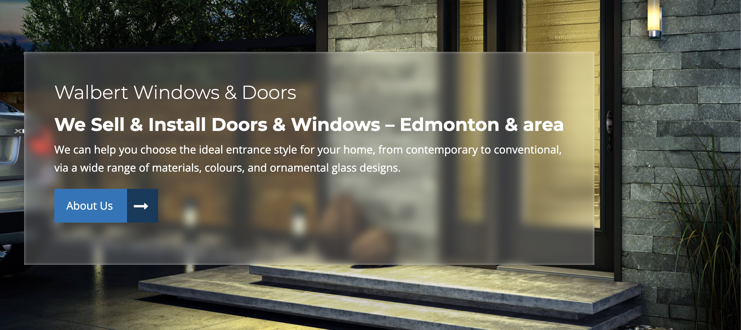 Walbert Windows - Edmonton Window & Door Installations