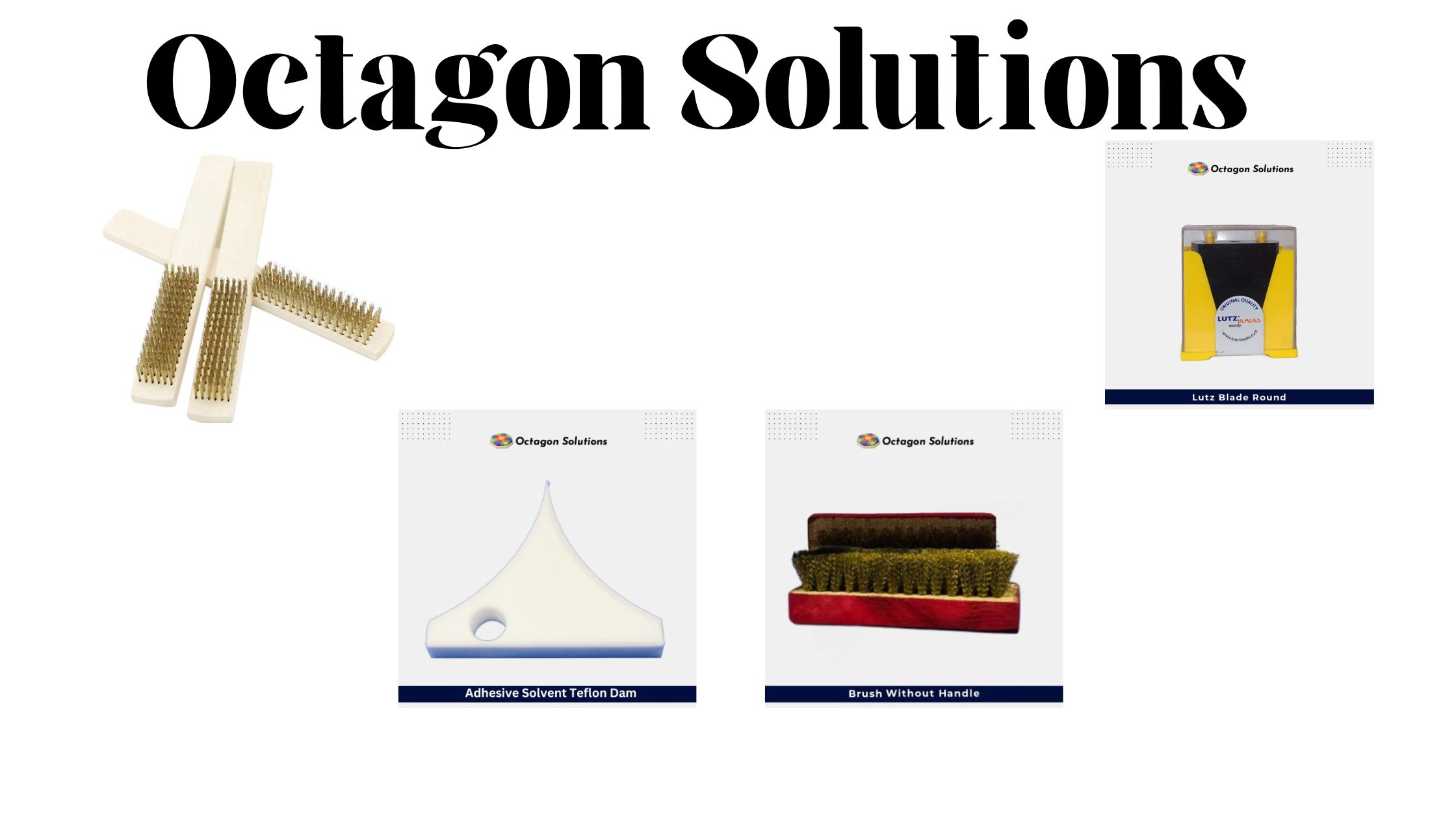 Lutz Blade, GSM Round Cutter, Adhesive Solvent Teflon Dam, Brass Brushes for Flexo and Rotogravure Printing"