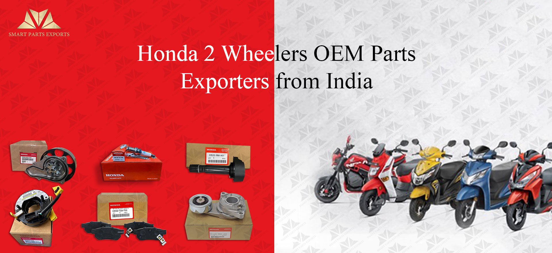 Smart Parts Exports Trustworthy Honda Genuine Parts Exporter out of India
