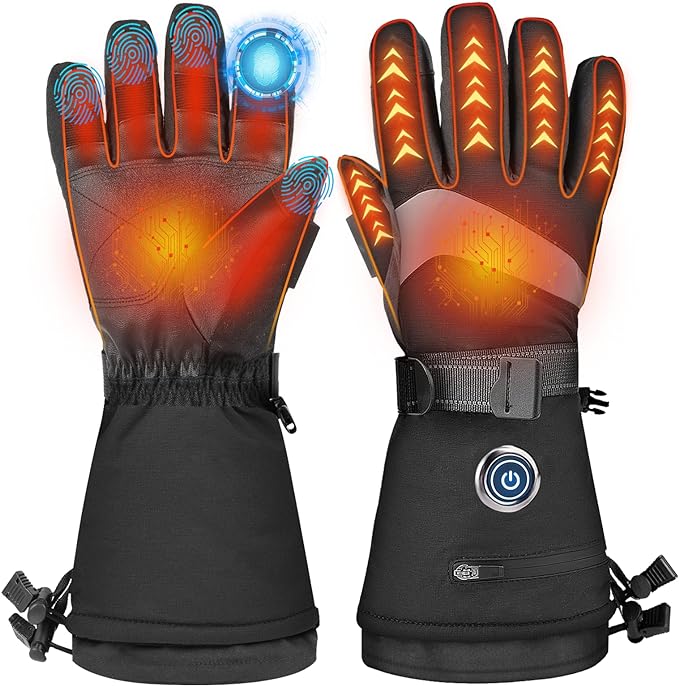Tech Infused Adventure: Women's Rechargeable Heated Gloves