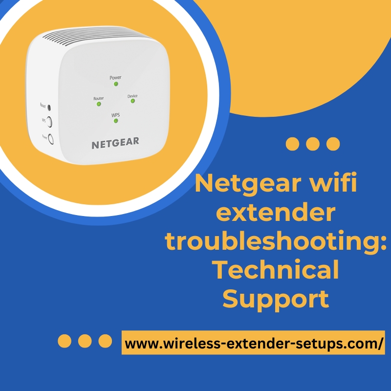 How to Netgear wifi extender troubleshooting?