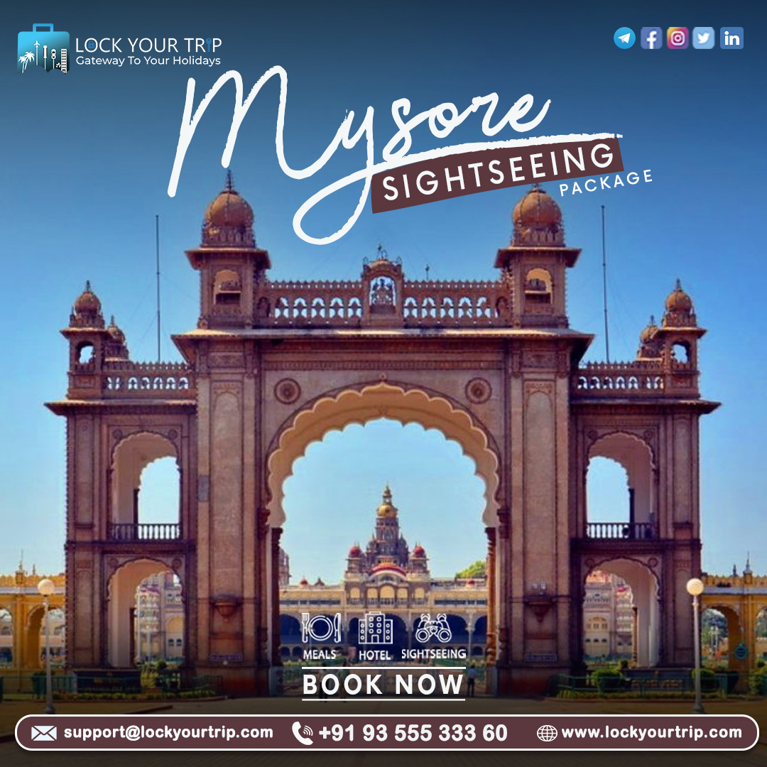 Important Tourist Destinations Include Mysore Palace