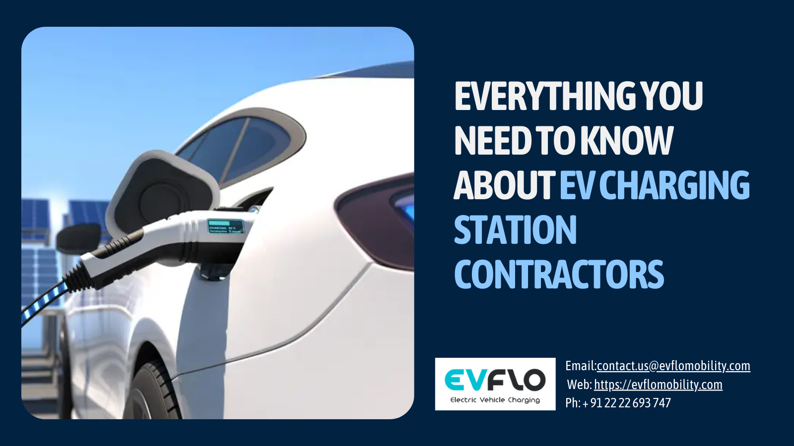 EV charging station contractors Everything you need to know about 