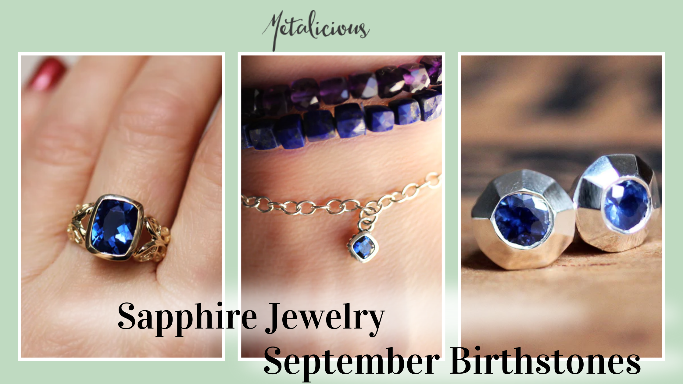 Buy Metalicious Stunning Sapphire Jewelry Collection: A Glimpse of Luxury 