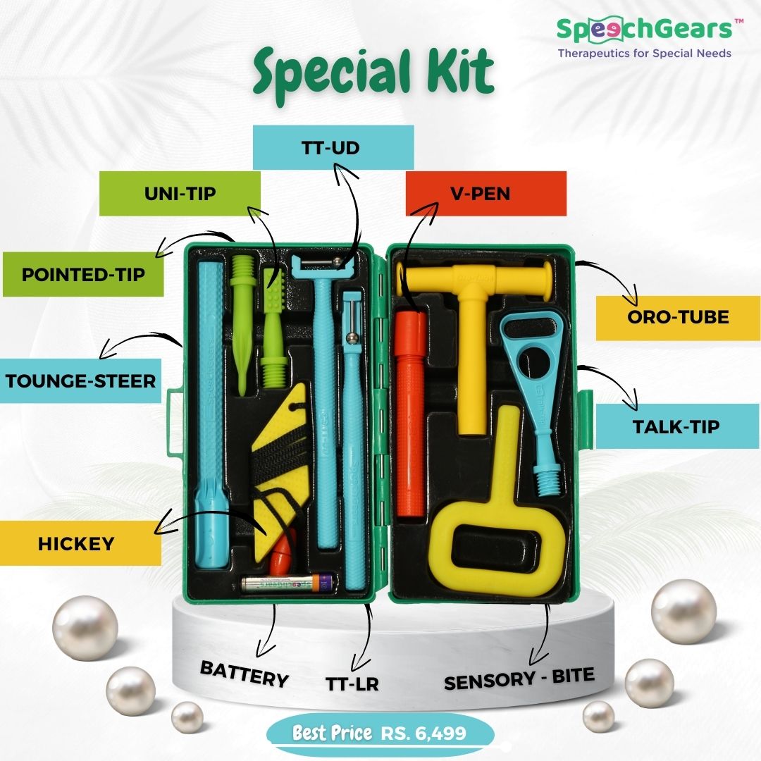 SpeechGears Provides Oral Motor Tools for Speech Therapy to do Therapy in Fun Way