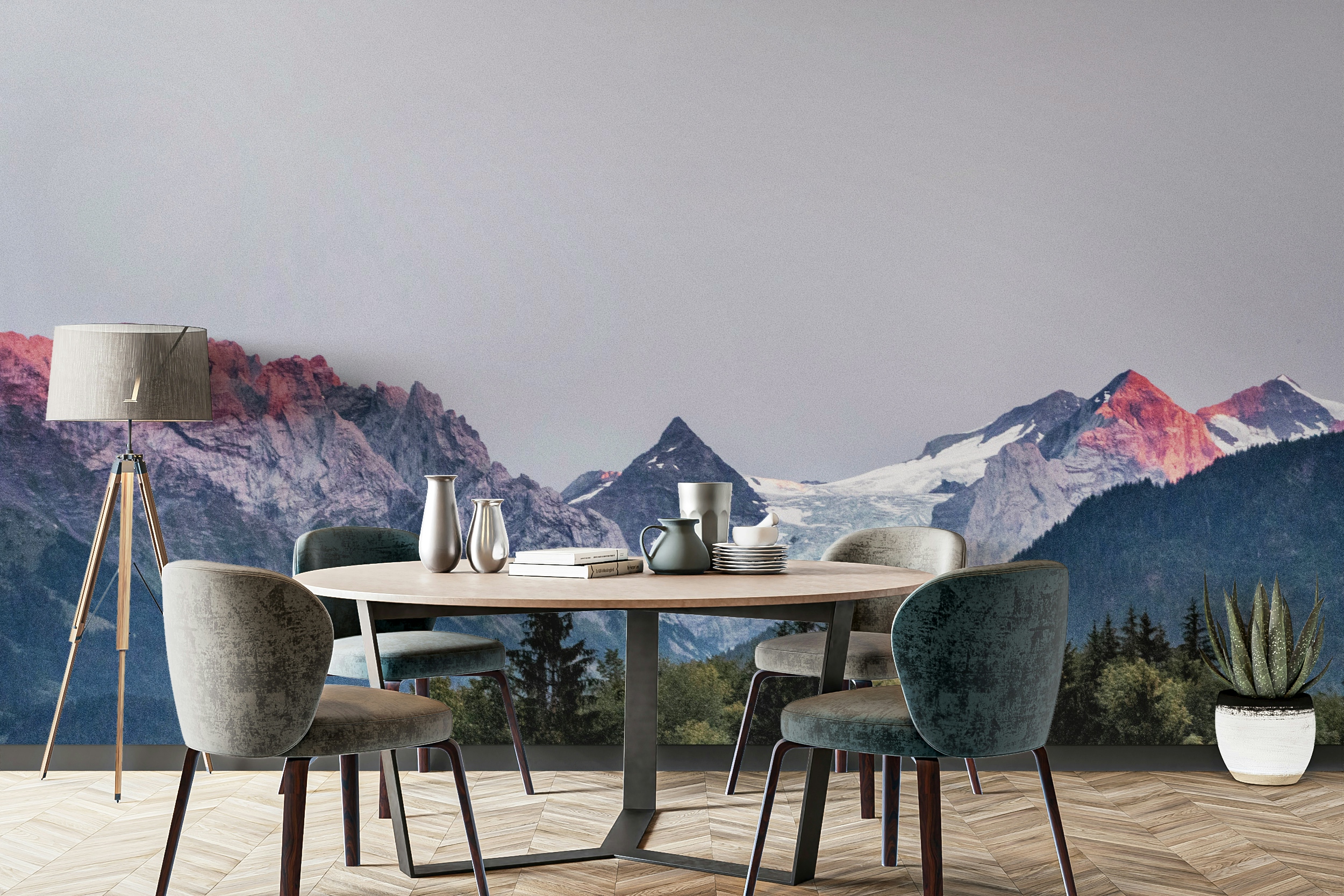 Create a Bold Dining Room Look with These Wallpaper Styles