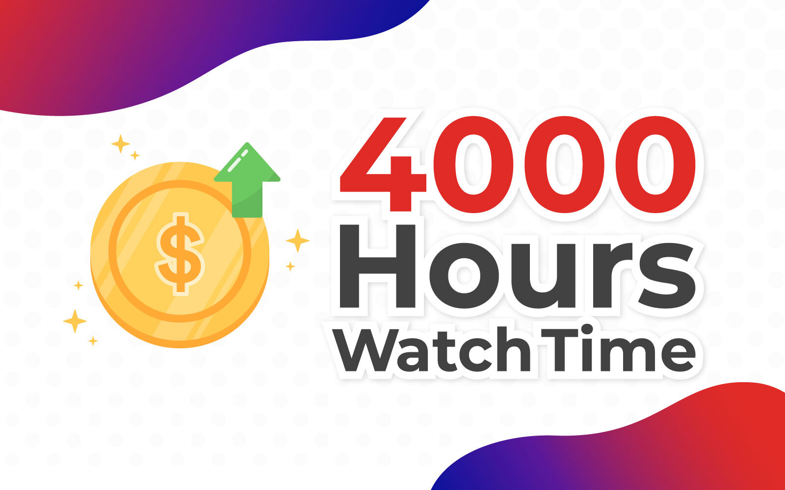HOW TO GET 4000 HOURS OF WATCH TIME ON YOUTUBE FAST