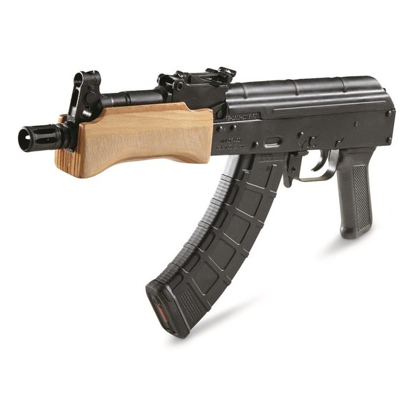 What's the difference between an AK-47 and a Mini Draco pistol?