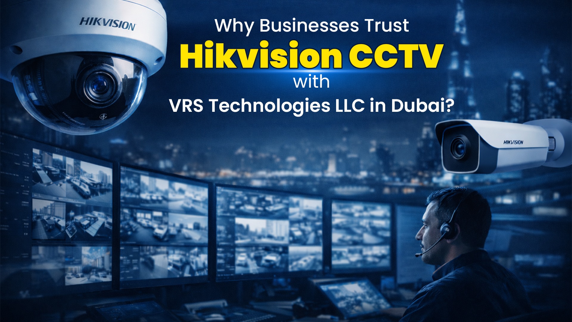 Why Businesses Trust Hikvision CCTV with VRS Technologies LLC in Dubai?