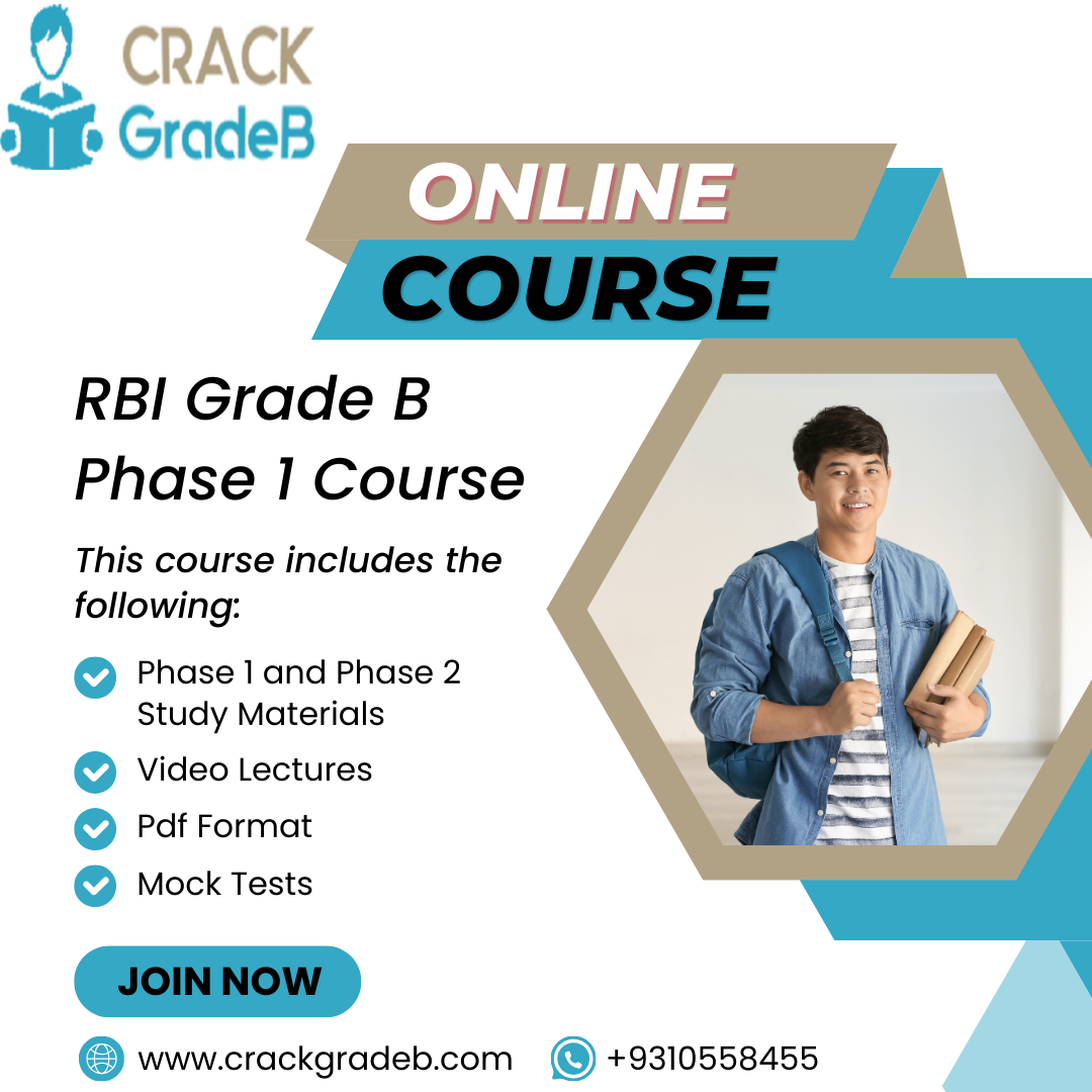 Crack the RBI Grade B Exam with Our Comprehensive Online Course