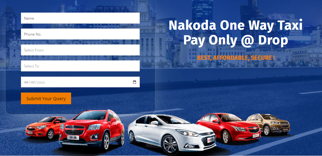 Nakoda One Way Taxi - Need a one-way taxi ride in Udaipur, Call now!