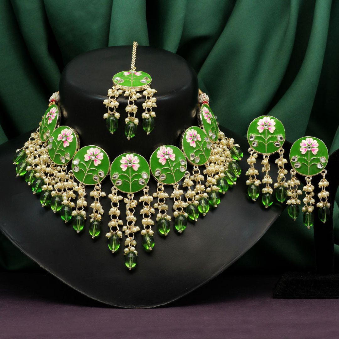 Add Elegance and Tradition to Your Jewelry Collection with Mayuraj Jewellery's Meenakari Collection