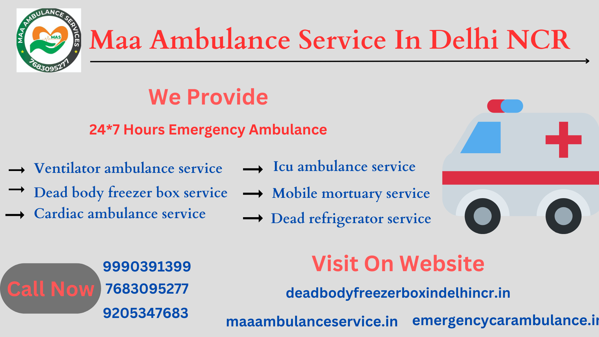 icu ambulance service | ambulance service | #9990391399