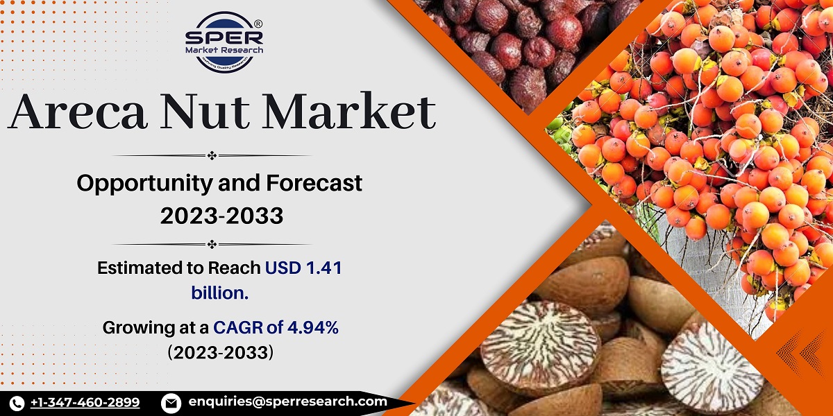 Areca Nut Market Growth and Share 2023- Upcoming Trends, Revenue, Scope, Business Challenges, Future Opportunities and Forecast Analysis Report 2033: SPER Market Research