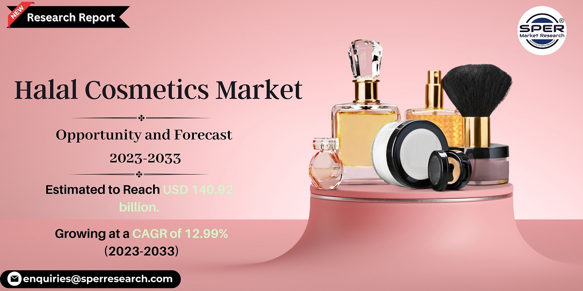 Halal Cosmetics Market Growth and Share 2023- Upcoming Trends, Revenue, CAGR Status, Business Challenges, Future Opportunities and Forecast Report 2033: SPER Market Research