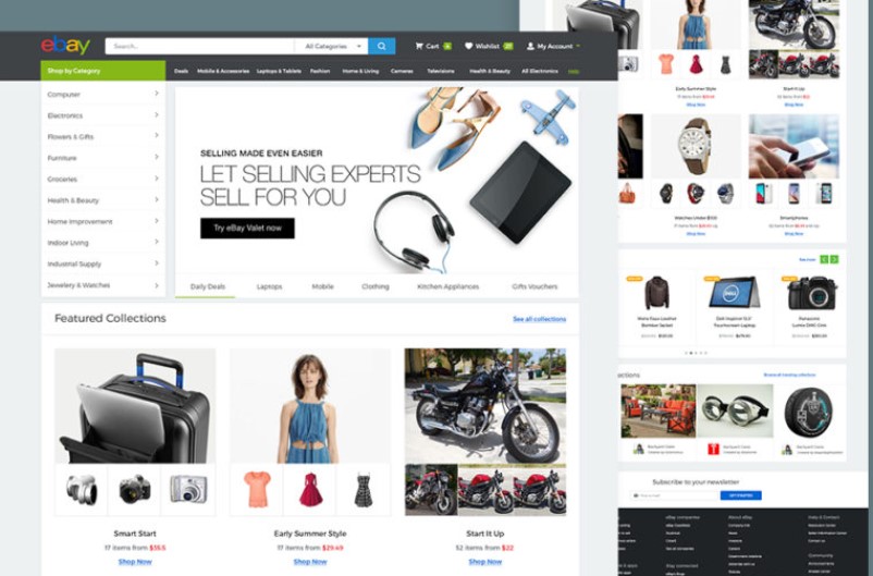 Understanding eBay's policies regarding template design.