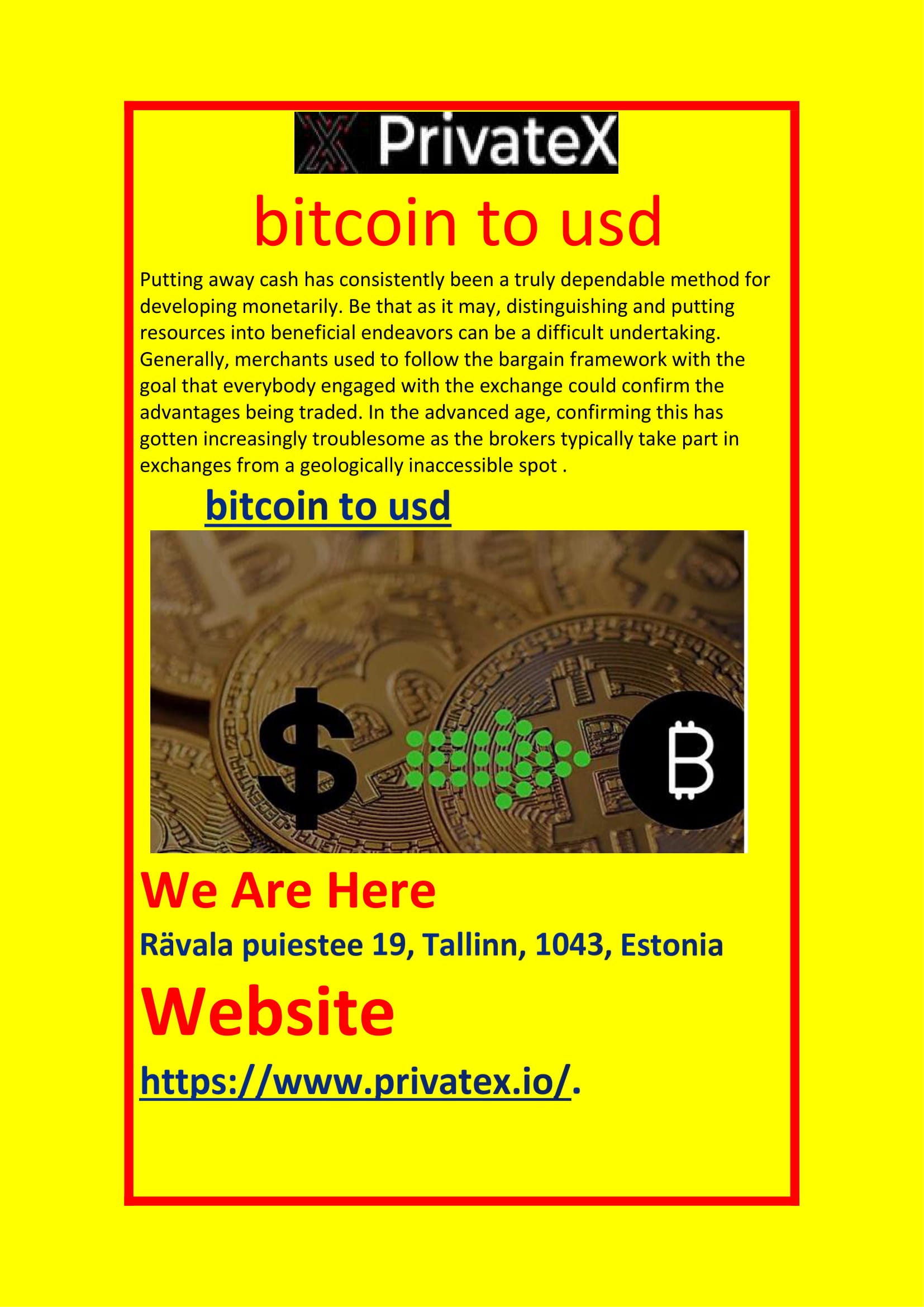 bitcoin to usd