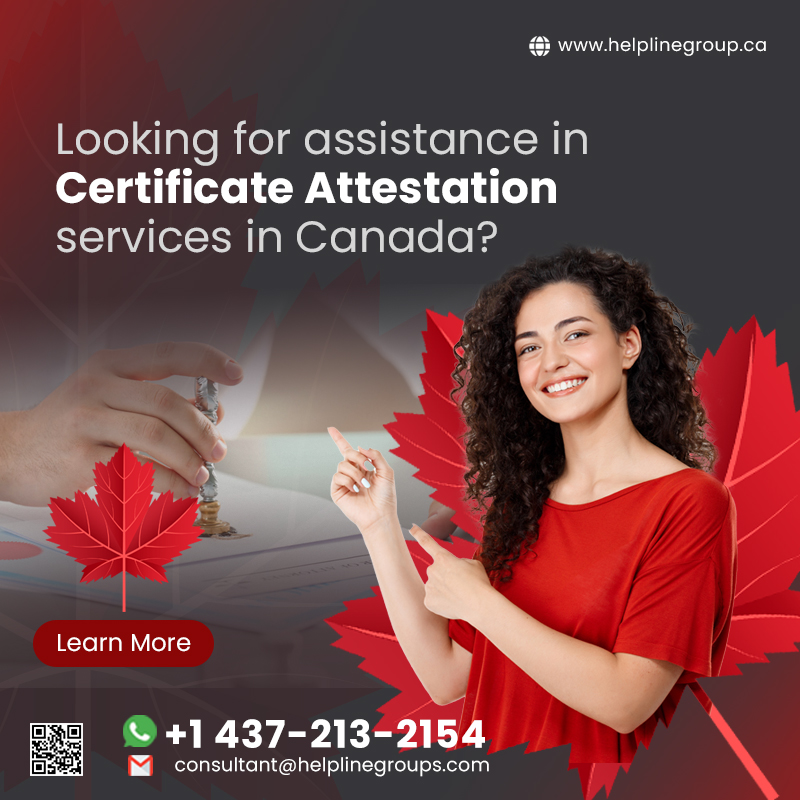 Certificate attestations services canada