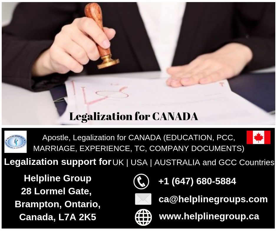 Attestation services canada