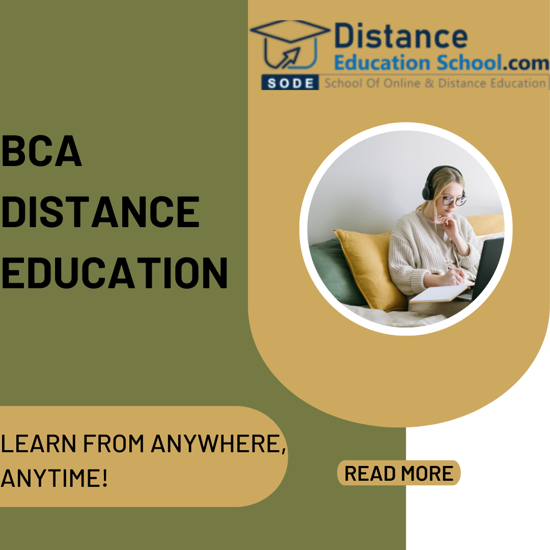BCA Distance Education: A Convenient Pathway to Your Career