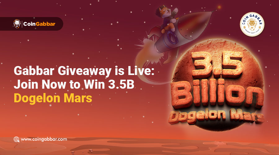 Gabbar Giveaway is Bigger than Ever Before: Join Today to Win 3.5 Billion Dogelon Mars Tokens!