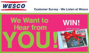What is the age criteria for Go Wesco Listen Customer Feedback Survey?
