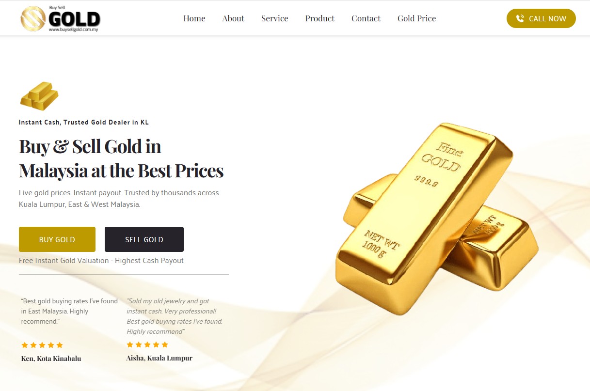 Buy & Sell Gold in Malaysia at the Best Prices 