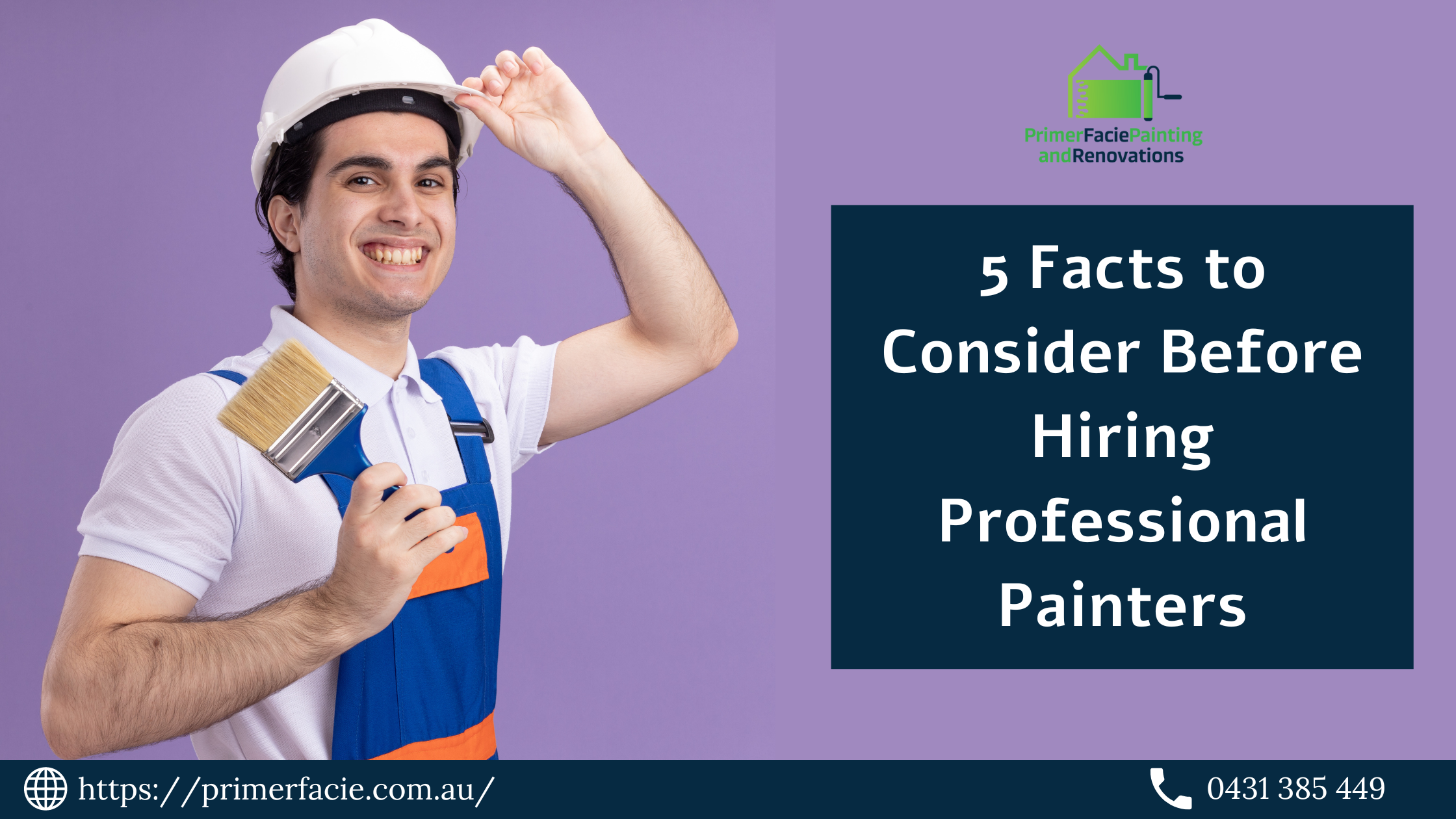  5 Facts to consider before hiring professional painters