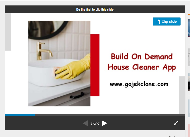 Build On Demand House Cleaner App