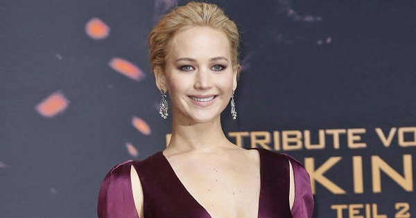 When Jennifer Lawrence Set The Streets On Fire Wearing A Transparent Dress With A Cut In The Middle In A Plunging Neckline Attire