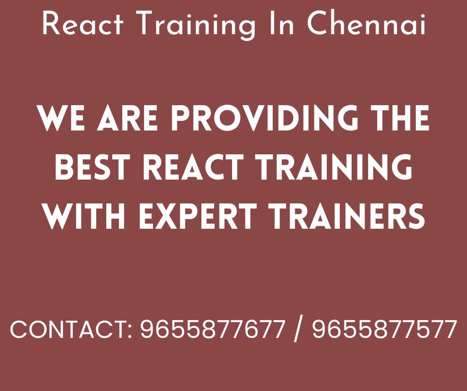 React Training in Chennai