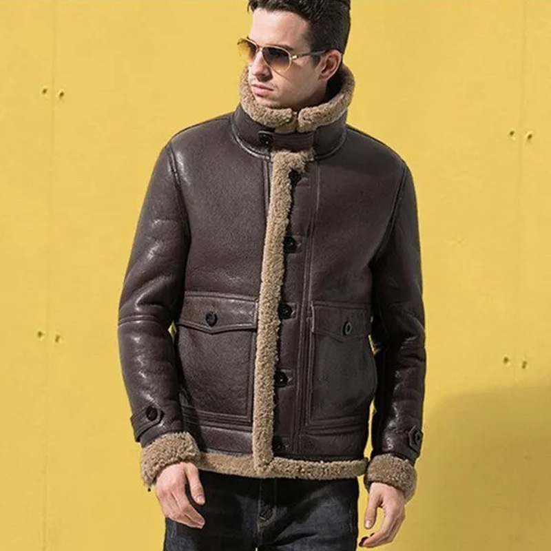 How to Style Shearling Leather Coat?
