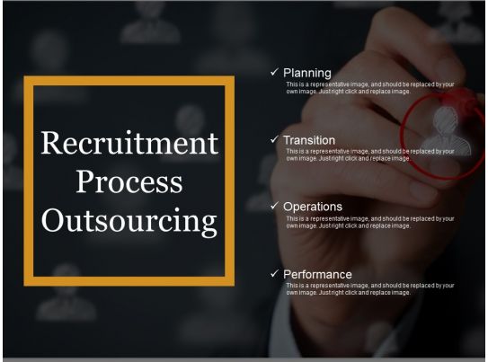 What are the steps in recruitment process outsourcing?