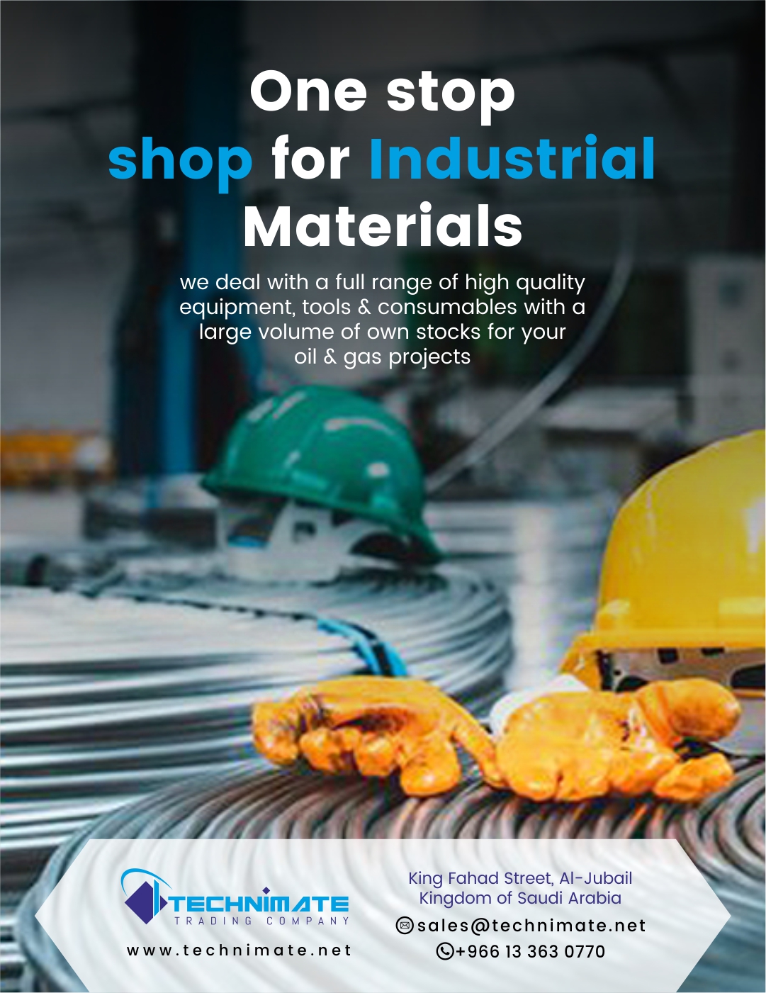 Technimate Trading Company: Your Reliable Industrial Material Supplier in Jubail