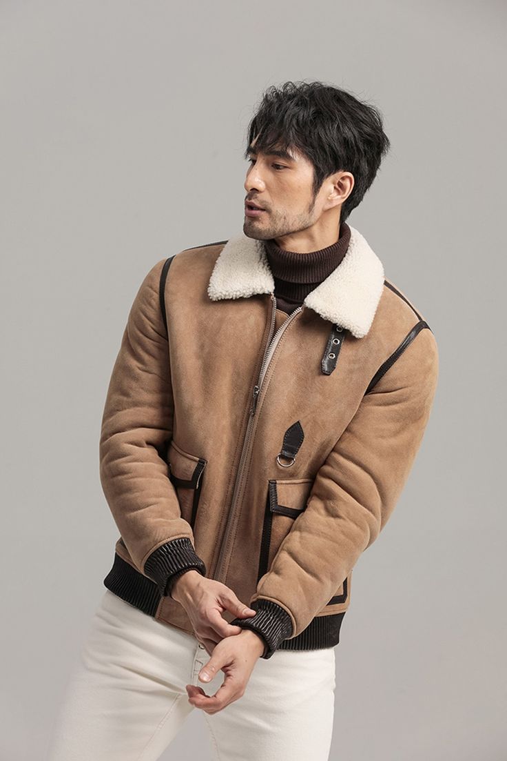 Stay Warm and Stylish: Unleashing the Timeless Appeal of Men's Shearling Jackets