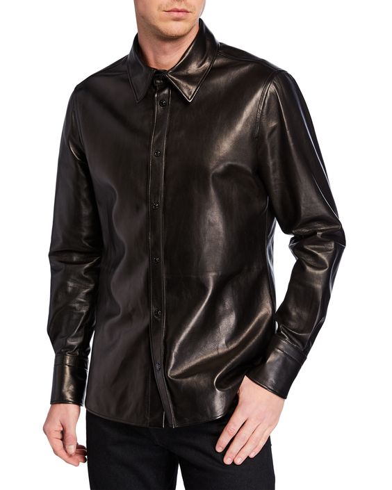 Men's Leather Shirts: Stylish and Versatile Fashion Statements
