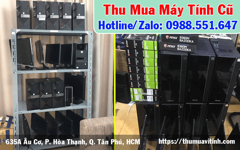 Thu mua máy tính cũ tận nơi tphcm
