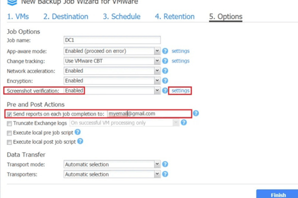 VMware ESXi Backup Software: Verifying Backups