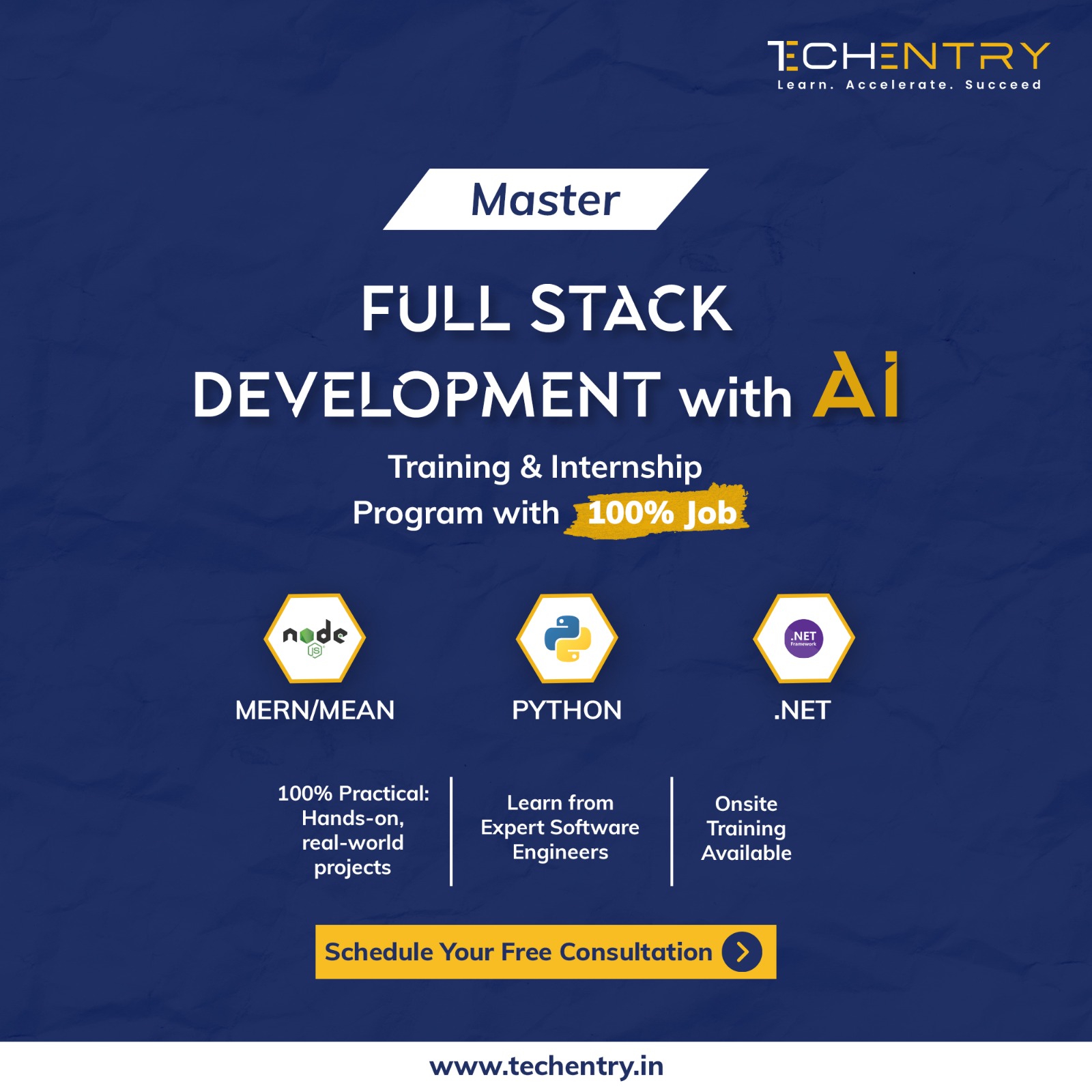 MASTER AI & FULL STACK DEVELOPMENT COURSES WITH TECHENTRY