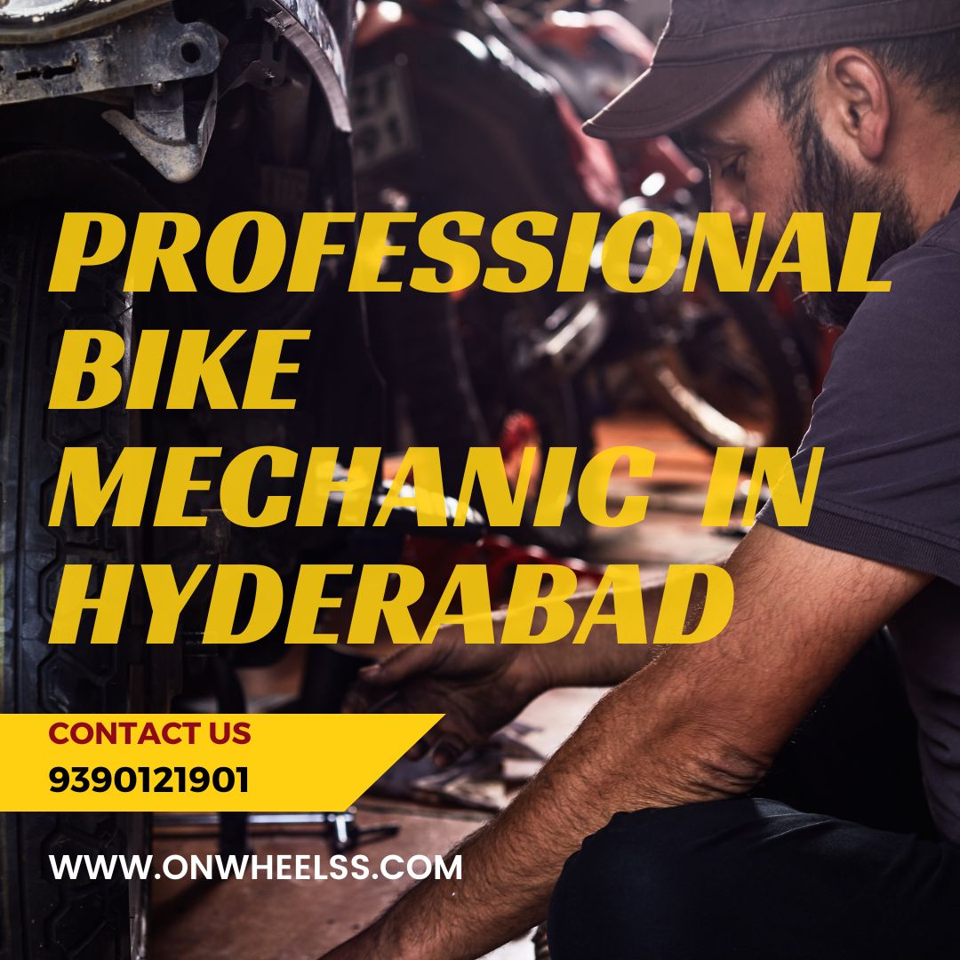 Get Your Bike Running Smoothly with OnWheels Bike Servicing - The Best Bike Mechanic Near You in Hyderabad