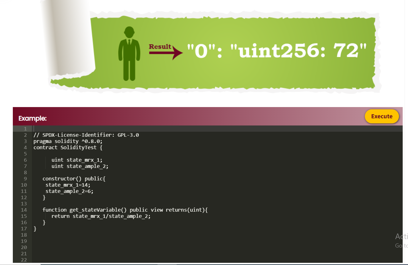 State Variable In Solidity