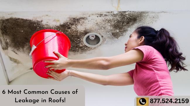 6 Most Common Causes of Leakage in Roofs!