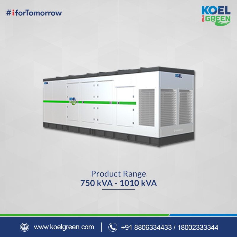 Affordable Diesel Generator Prices in India from KOEL iGreen