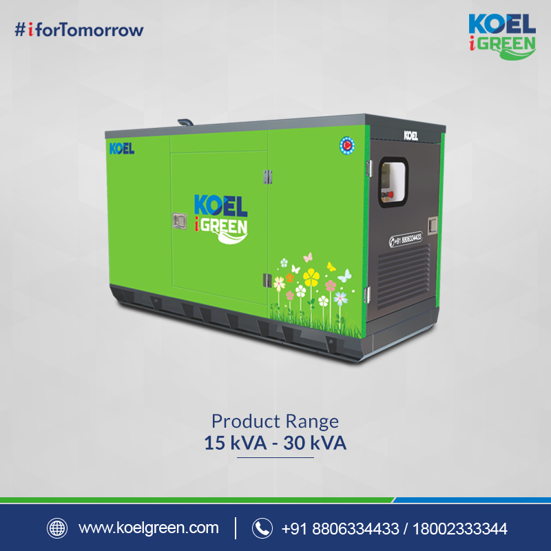 KOEL iGreen is Offering 15 kva Generator at Reasonable Price