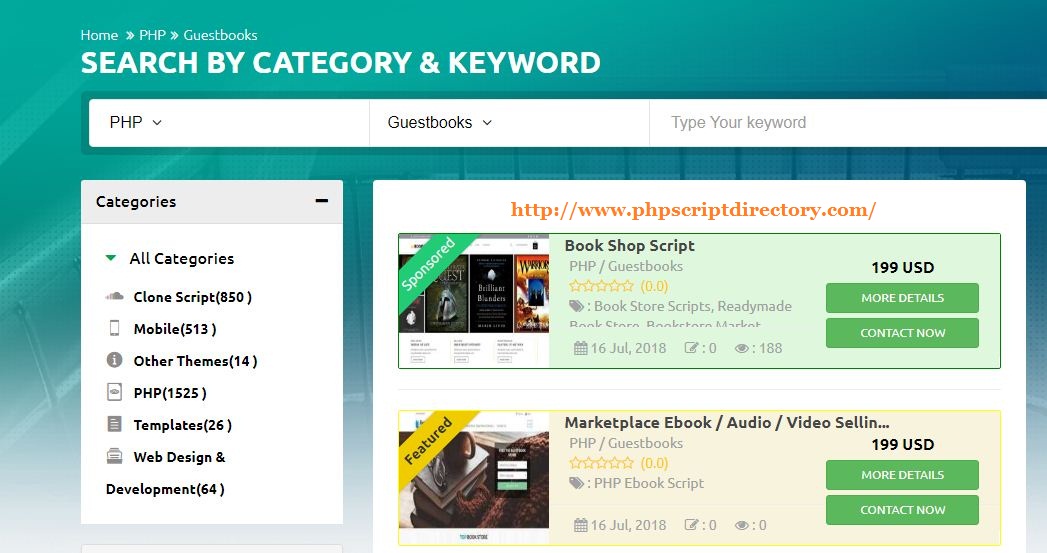 Guestbooks Script - PHP Guestbook Script