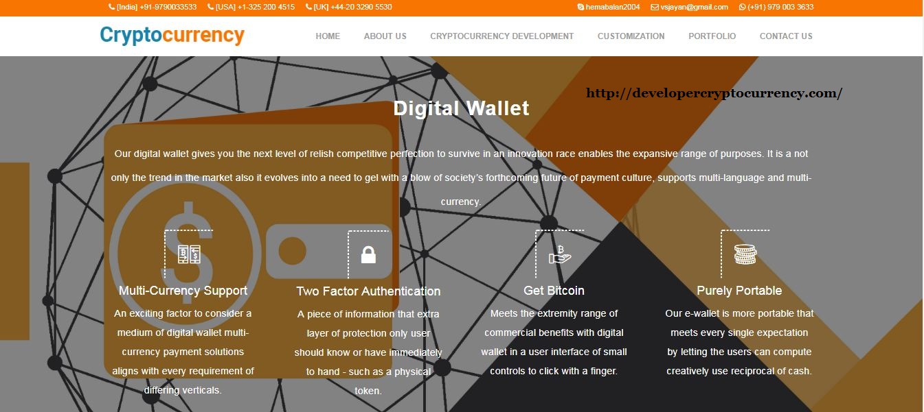 Cryptocurrency Wallet Development Company - ERC20 Token Development Company