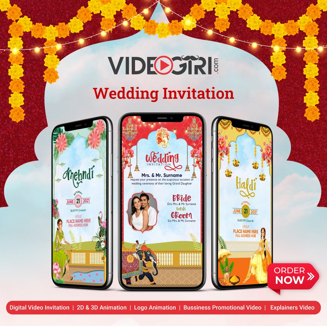 Wedding Invitation Cards from Videogiri