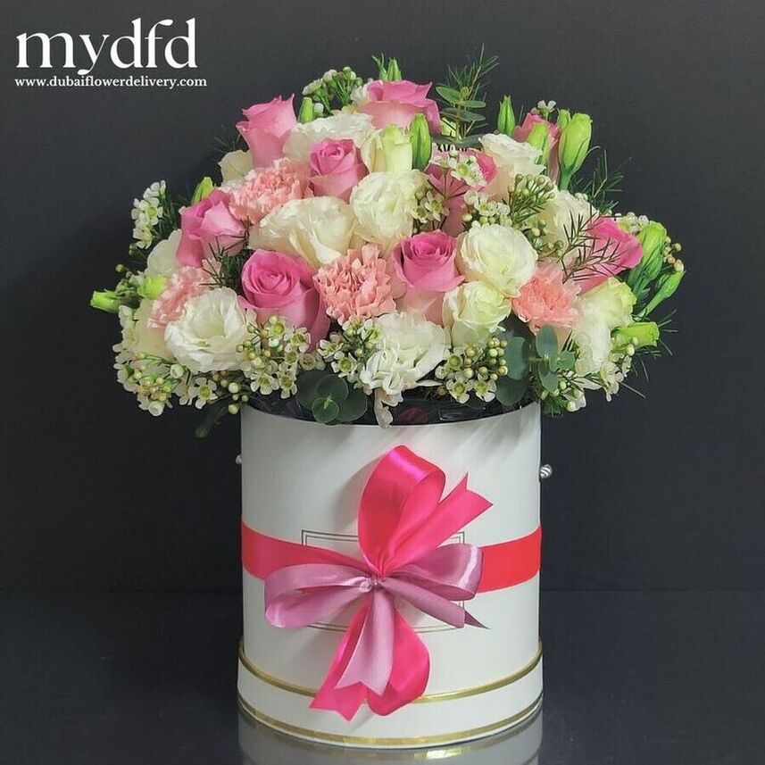 Pastel Color Spray Roses in a Box