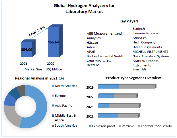 Hydrogen Analyzers for Laboratory Market Growth Factors, Top Manufacturers, Future Investment, Trends, Segmentation, Regional Outlook, Future Plans and Forecast to 2029